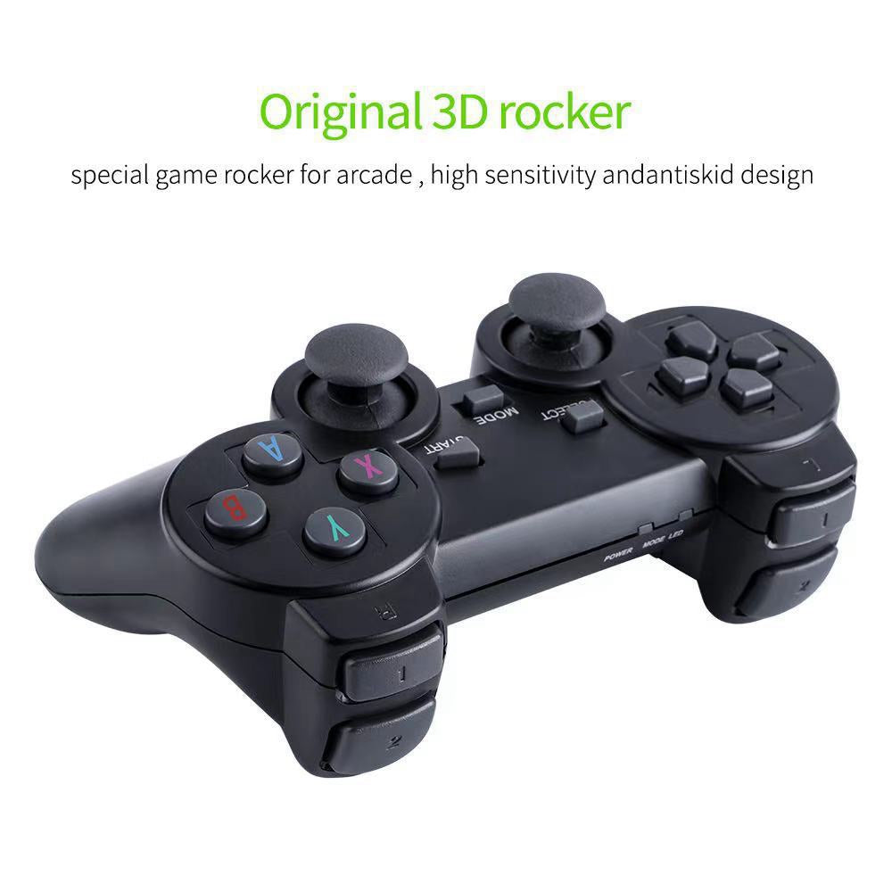 M8UB-66 64G trådløs spilkonsol med 10.000+ spil bærbare 2 controllere TV Game Stick til 6-14 år gammel (kort version) M8UB-66 64G trådløs spilkonsol med 10.000+ spil bærbare 2 controllere TV Game Stick til 6-14 år gammel (kort version)